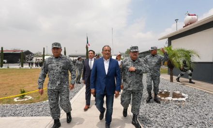 ANDRÉS MIJES CELEBRA INSTALACIÓN DE LA GUARDIA NACIONAL EN ESCOBEDO