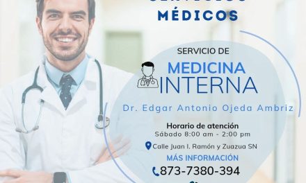 ADRIANA MARTÍNEZ ANUNCIA SERVICIO DE MEDICINA INTERNA EN LAMPAZOS