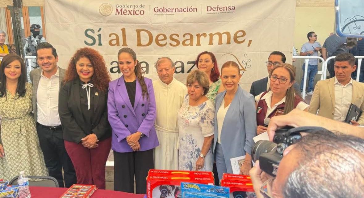 CLARA LUZ FLORES IMPULSA “SÍ AL DESARME, SÍ A LA PAZ” EN SALAMANCA