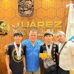 NOÉ CHÁVEZ CELEBRA A JÓVENES DE JUÁREZ QUE REPRESENTARÁN A MÉXICO EN MUNDIAL DE LUCHA