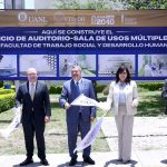 SANTOS GUZMÁN CELEBRA INICIO DE OBRA EN FACULTAD DE TRABAJO SOCIAL DE LA UANL