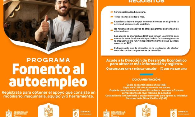 GENERAL TERÁN SE FORTALECE CON APOYOS AL AUTOEMPLEO DEL GOBIERNO DE NUEVO LEÓN