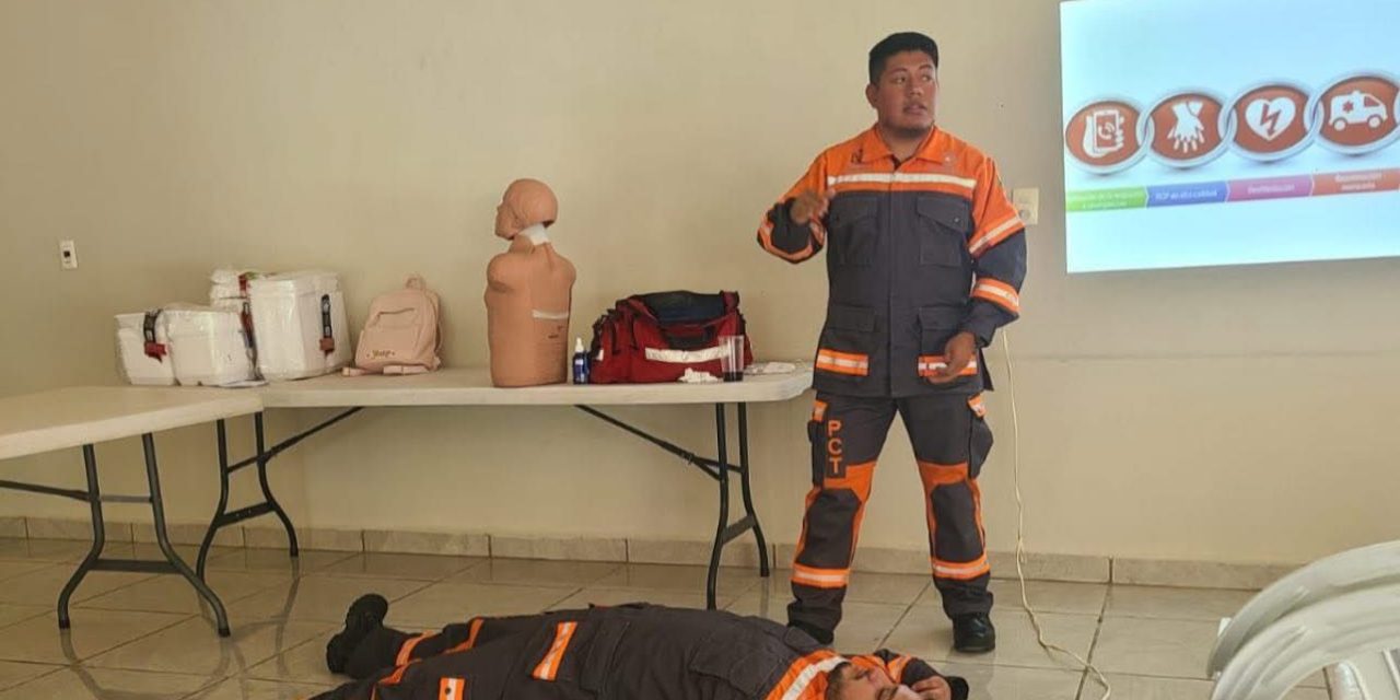 DAVID SÁNCHEZ IMPULSA CAPACITACIÓN EN PREVENCIÓN DE INCENDIOS Y PRIMEROS AUXILIOS EN GENERAL TERÁN