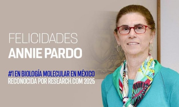 ANNIE PARDO, DISTINGUIDA ENTRE LOS MEJORES CIENTÍFICOS A NIVEL MUNDIAL