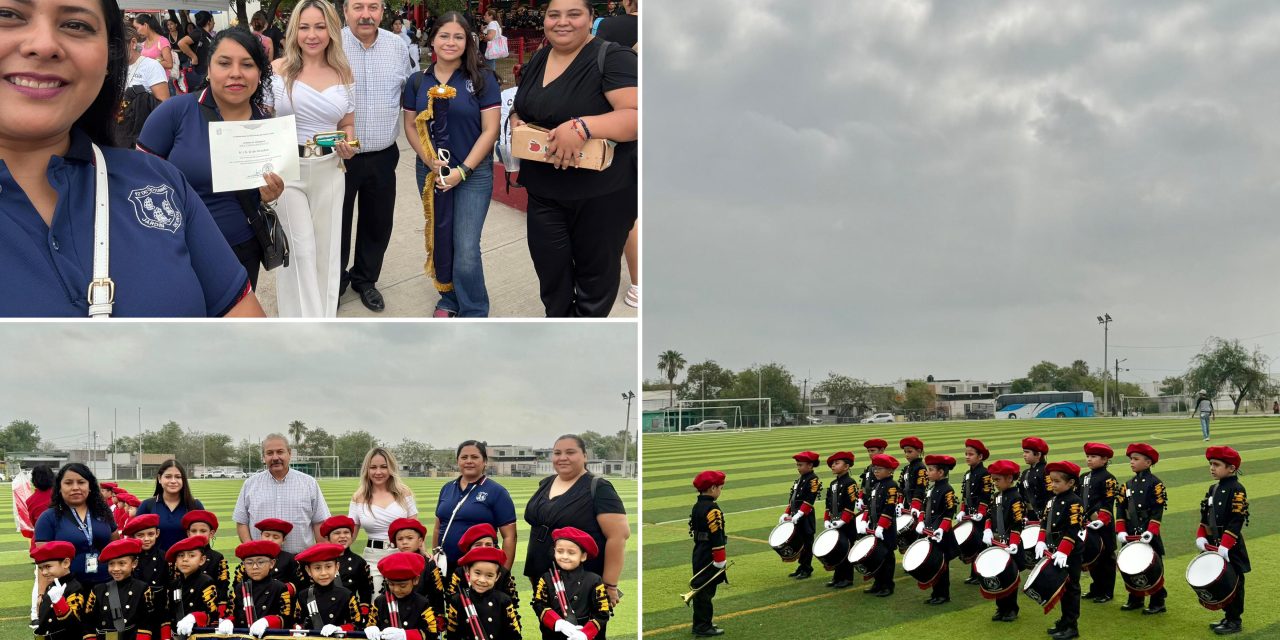 DESTACAN PEQUEÑOS DE MONTEMORELOS EN COMPETENCIA DE BANDAS DE MARCHA