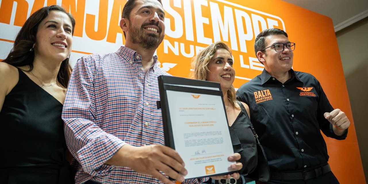 BALTAZAR MARTÍNEZ RÍOS ENTREGA NOMBRAMIENTOS PARA FORTALECER A MOVIMIENTO CIUDADANO EN NUEVO LEÓN