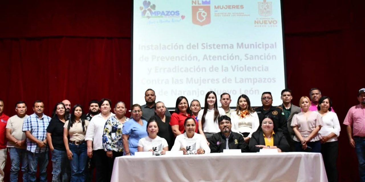 ADRIANA MARTÍNEZ INSTALA MESA PARA ERRADICAR LA VIOLENCIA CONTRA LAS MUJERES EN LAMPAZOS
