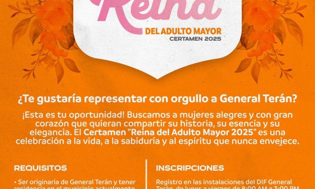 DAVID SÁNCHEZ LANZA CONVOCATORIA PARA ELEGIR A LA “REINA DEL ADULTO MAYOR 2025”
