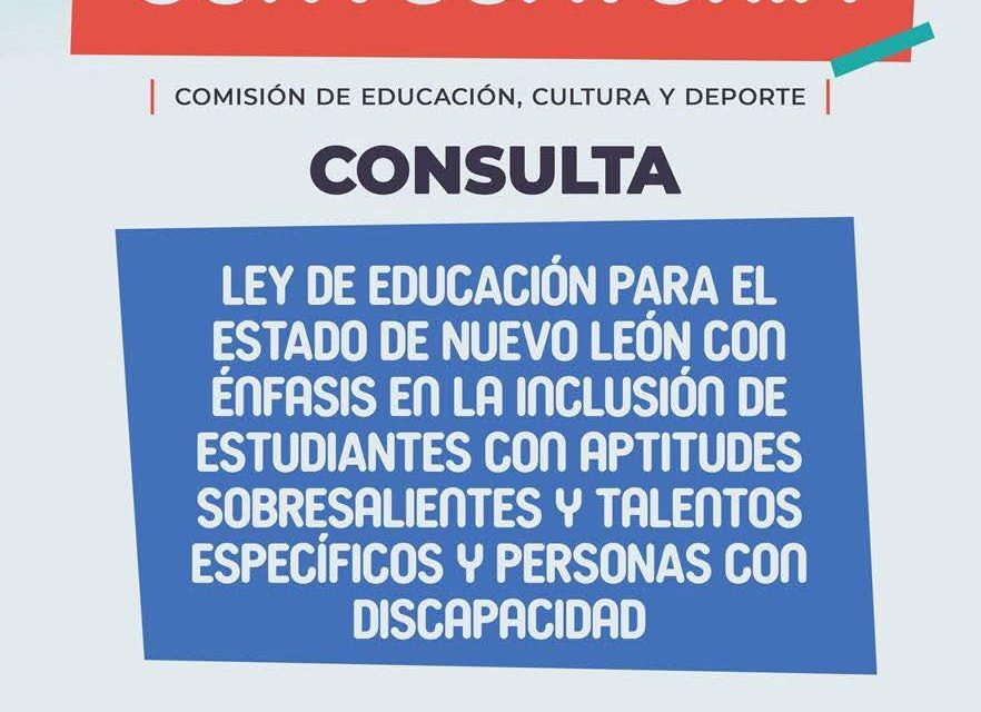 AILE TAMEZ PROMUEVE NUEVA LEY PARA EDUCACIÓN INCLUSIVA EN NL