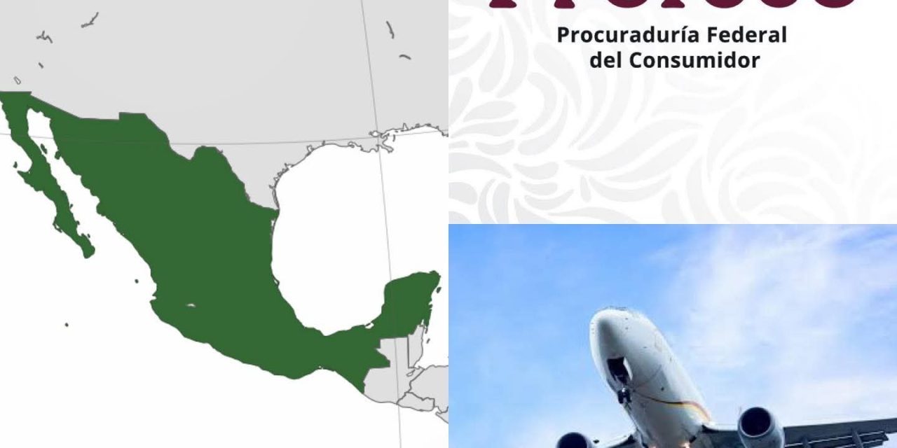PROFECO RECUERDA DERECHOS AL VIAJAR EN AVIÓN ANTE RETRASOS O CANCELACIONES