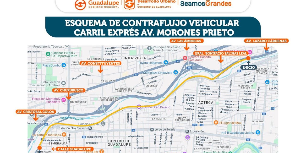 HÉCTOR GARCÍA ANUNCIA NUEVO CONTRAFLUJO PARA DESCONGESTIONAR MORONES PRIETO