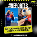 DIEGO VILLALOBOS GANA BRONCE HISTÓRICO EN MUNDIAL DE NATACIÓN ARTÍSTICA