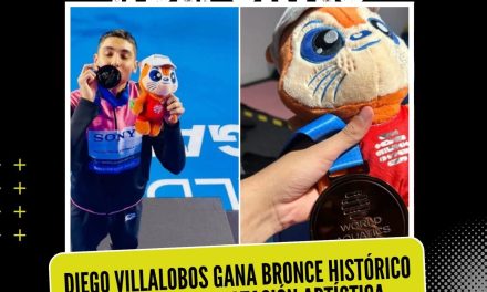 DIEGO VILLALOBOS GANA BRONCE HISTÓRICO EN MUNDIAL DE NATACIÓN ARTÍSTICA