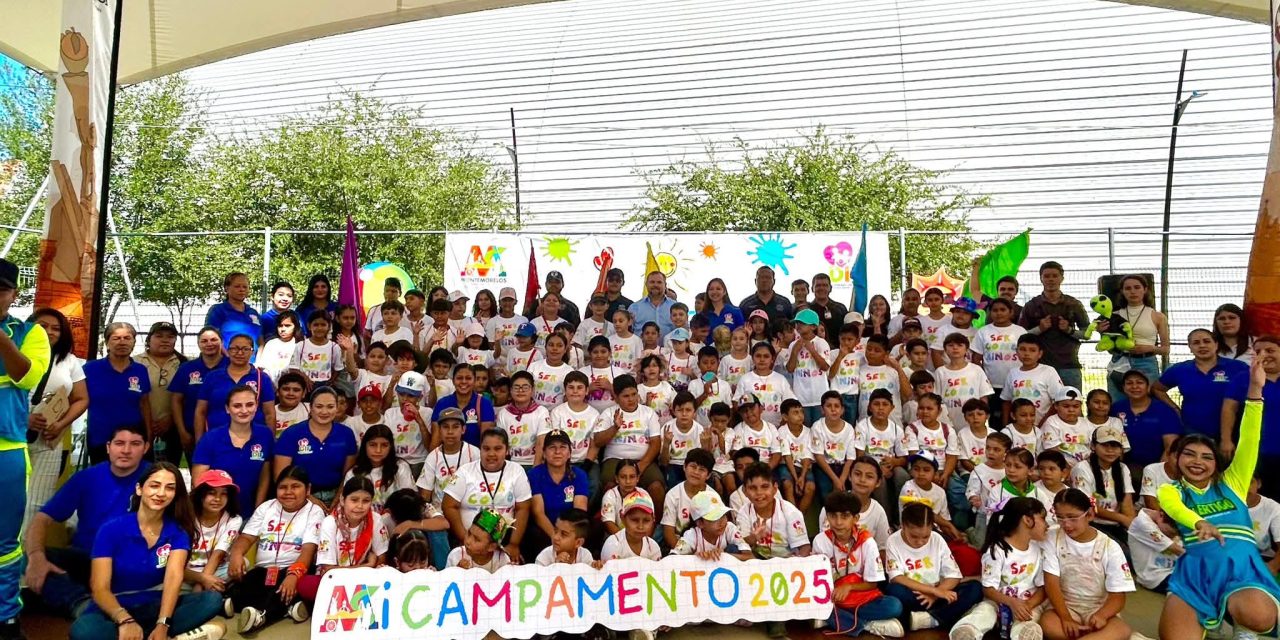 MIGUEL ÁNGEL SALAZAR CELEBRA ÉXITO DEL “CAMPAMENTO DE VERANO 2025” EN MONTEMORELOS