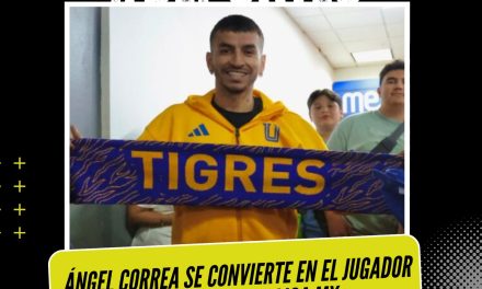 ÁNGEL CORREA SE CONVIERTE EN EL JUGADOR MÁS CARO DE LA LIGA MX