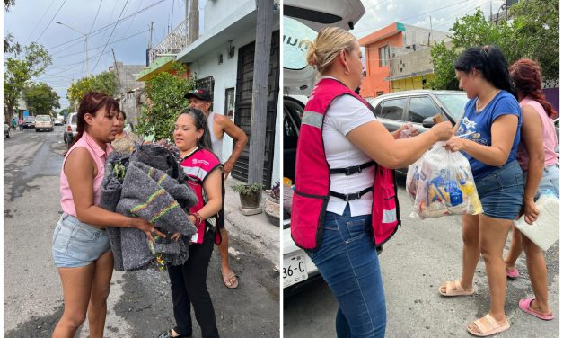 JESÚS NAVA APOYA A FAMILIAS AFECTADAS POR INCENDIO EN SANTA CATARINA