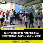 CARLOS RODRÍGUEZ “EL CUATE” PROMUEVE REFORESTACIÓN PARA RESCATAR ÁREAS VERDES