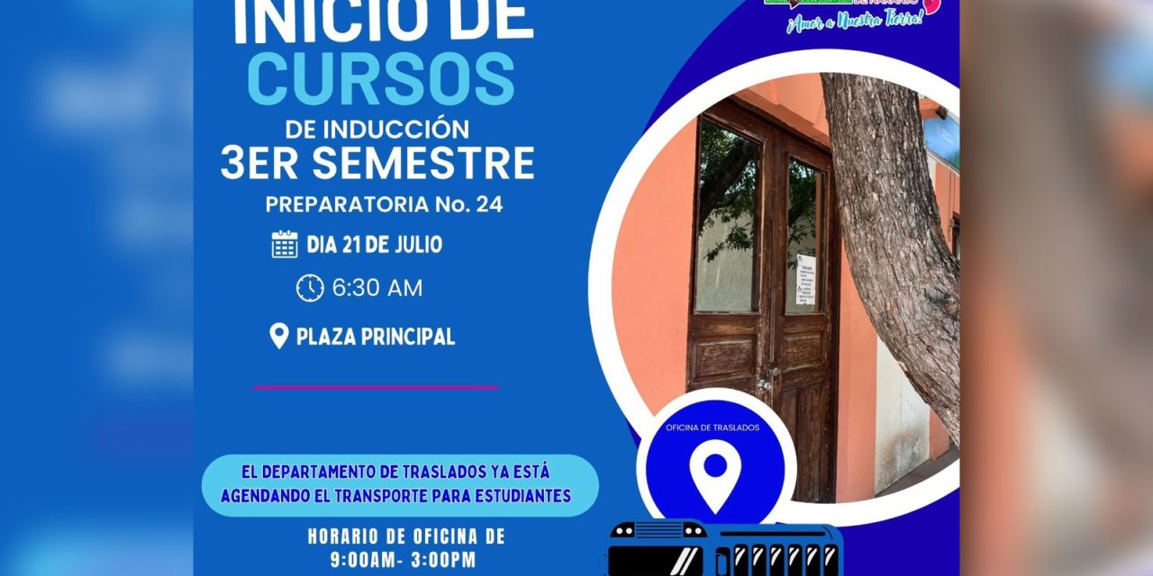 ADRIANA MARTÍNEZ ANUNCIA TRANSPORTE PARA ESTUDIANTES DE LA PREPARATORIA 24