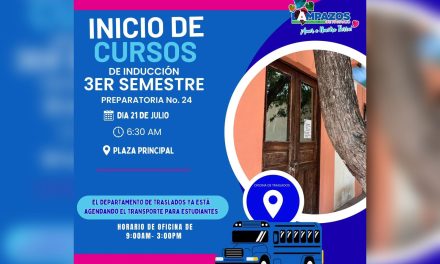 ADRIANA MARTÍNEZ ANUNCIA TRANSPORTE PARA ESTUDIANTES DE LA PREPARATORIA 24