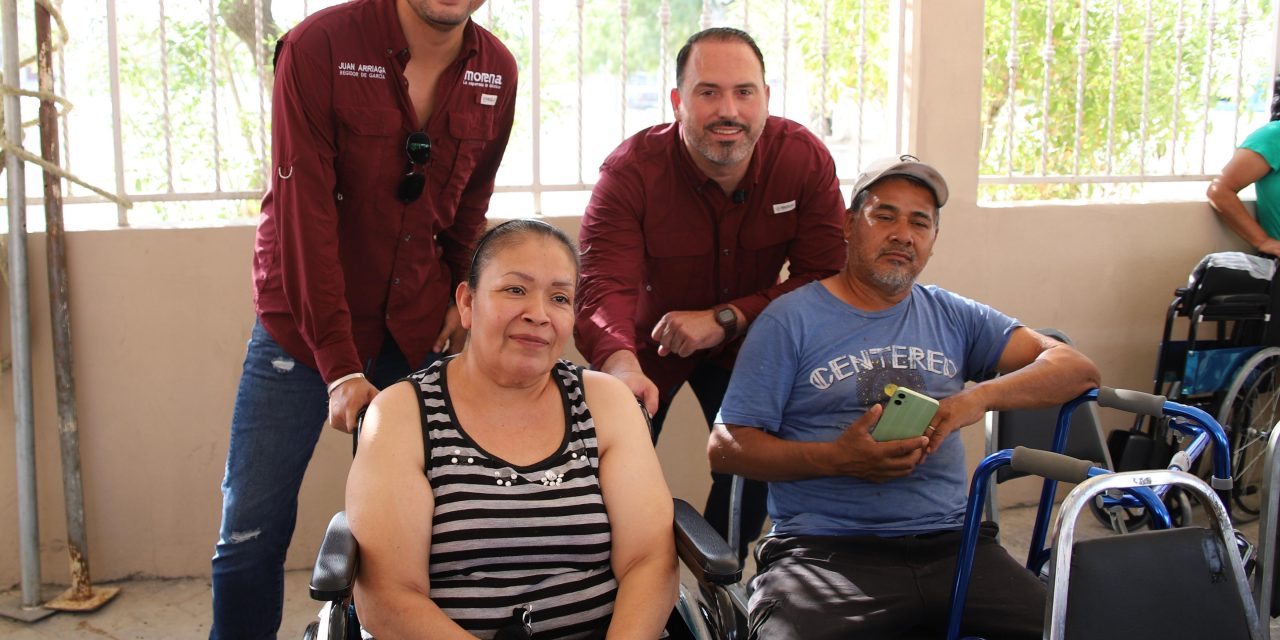 MARIO SOTO REAFIRMA COMPROMISO SOCIAL CON ENTREGA DE APOYOS EN GARCÍA