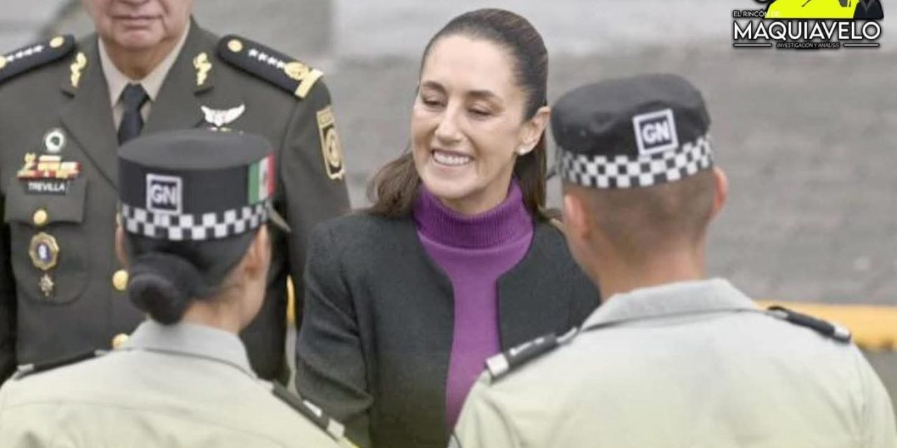 CLAUDIA SHEINBAUM REAFIRMA COMPROMISO CON GUARDIA NACIONAL EN SU SEXTO ANIVERSARIO