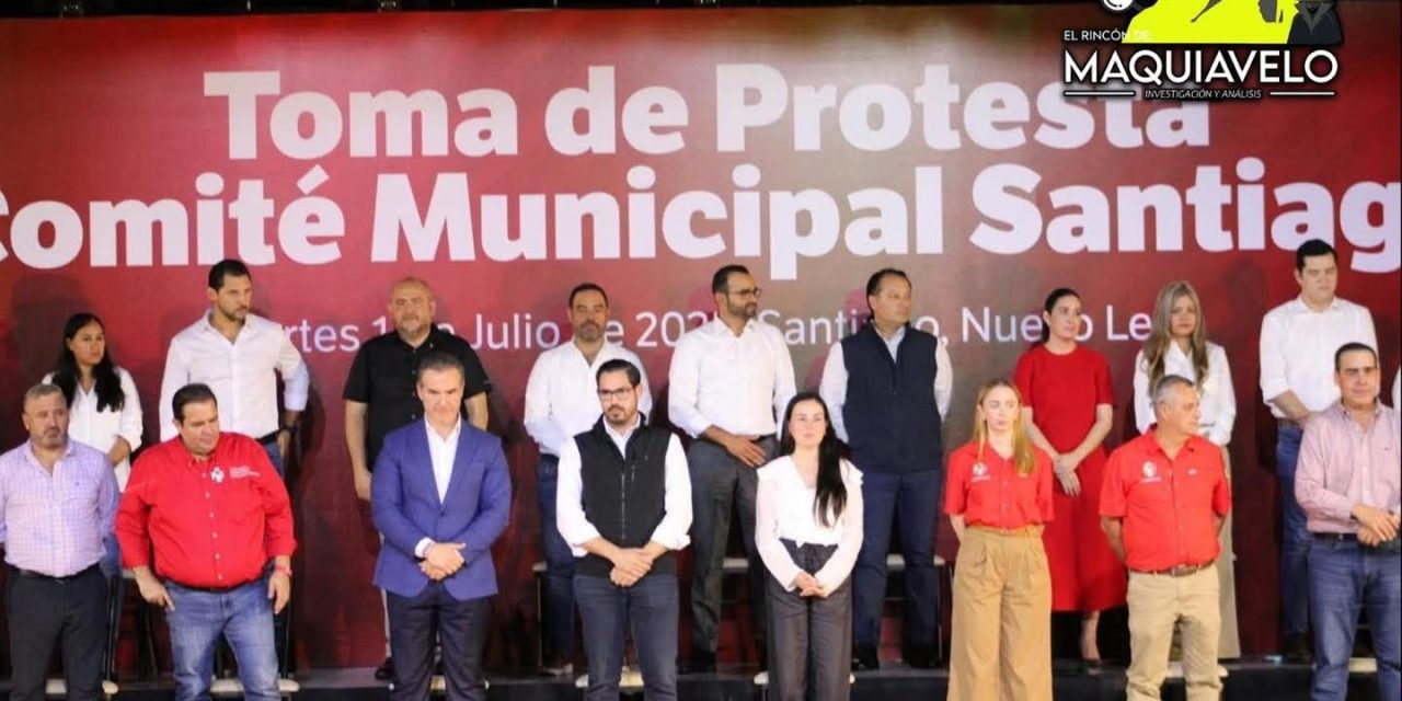 DAVID DE LA PEÑA REAFIRMA APOYO EN TOMA DE PROTESTA DEL PRI SANTIAGO