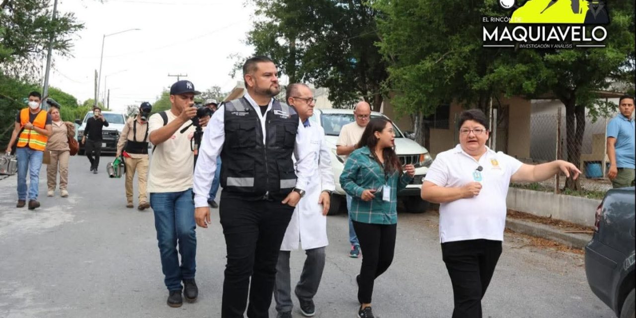 CARLOS RODRÍGUEZ “EL CUATE” ENCABEZA CAMPAÑA EN CADEREYTA CONTRA EL DENGUE, ZIKA Y CHIKUNGUNYA