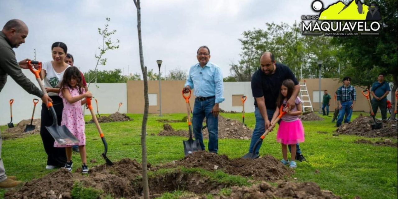 ANDRÉS MIJES CONTINÚA IMPULSANDO UN ESCOBEDO VERDE CON EL PROGRAMA “PULMONES URBANOS”