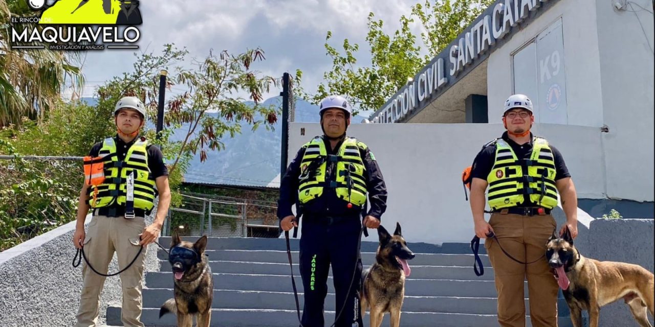 PROTECCIÓN CIVIL DE SANTA CATARINA APOYA CON BINOMIOS CANINOS EN TEXAS