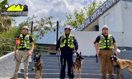 PROTECCIÓN CIVIL DE SANTA CATARINA APOYA CON BINOMIOS CANINOS EN TEXAS