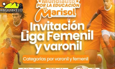 MARISOL GONZÁLEZ ELÍAS INVITA AL “MUNDIALITO POR LA EDUCACIÓN”