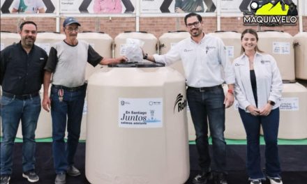 DAVID DE LA PEÑA REFUERZA PROGRAMA “JUNTOS SALIMOS ADELANTE” CON NUEVA ENTREGA DE TINACOS