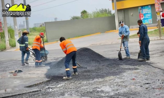 GERARDO DE LA MAZA REFUERZA INFRAESTRUCTURA CON PROGRAMA DE BACHEO MUNICIPAL
