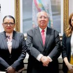 CLARA LUZ FLORES CARRALES ACOMPAÑA A SECRETARIA DE GOBERNACIÓN EN REUNIÓN CON EMBAJADOR DE MÉXICO ANTE LA SANTA SEDE EN ROMA