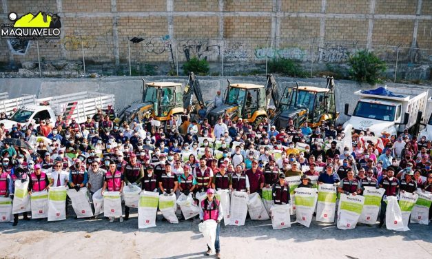 REALIZA DIF SANTA CATARINA BRIGADA DE LIMPIEZA EN ARROYO EL OBISPO SOLICITADA POR JESÚS NAVA 