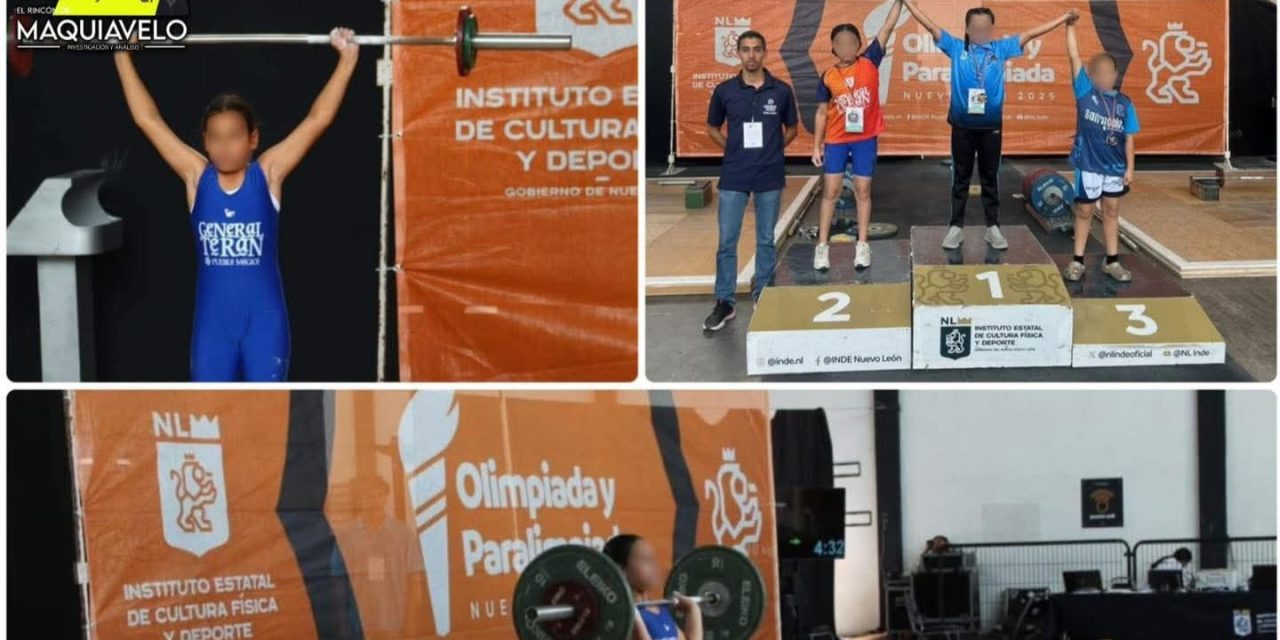 DAVID SÁNCHEZ CELEBRA PRIMERAS MEDALLAS DE GENERAL TERÁN EN LEVANTAMIENTO DE PESAS