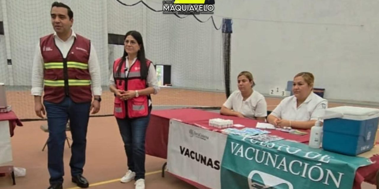 JESÚS NAVA RIVERA ENCABEZA CAMPAÑA DE VACUNACIÓN CONTRA EL SARAMPIÓN EN SANTA CATARINA