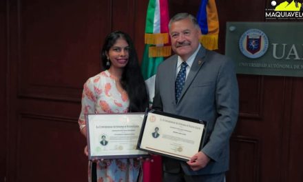 SANTOS GUZMÁN DESTACA EXCELENCIA INTERNACIONAL CON EGRESADA DE LA INDIA EN UANL