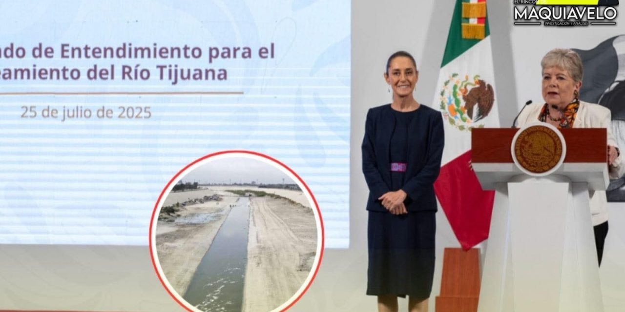 CLAUDIA SHEINBAUM ANUNCIA INVERSIÓN BINACIONAL PARA SANEAR EL RÍO TIJUANA
