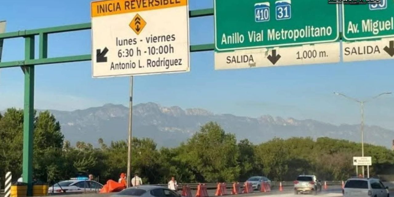 AUTORIDADES IMPLEMENTAN CONTRAFLUJOS EN NUEVO LEÓN PARA ENFRENTAR CIERRES VIALES POR CONSTRUCCIÓN DEL METRO