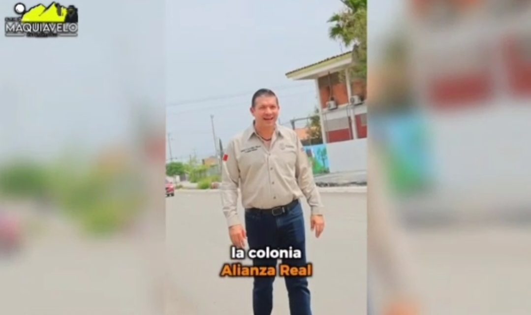 GERARDO DE LA MAZA SUPERVISA PAVIMENTACIÓN DE LA CALLE 16 DE SEPTIEMBRE EN EL CARMEN