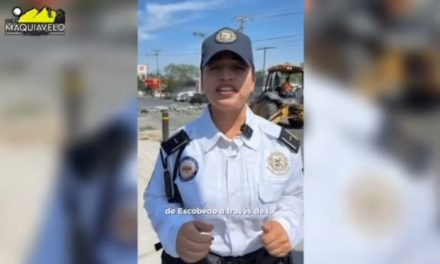 ESCOBEDO IMPLEMENTA CONTRAFLUJO PARA AGILIZAR TRÁNSITO EN OBRA VIAL