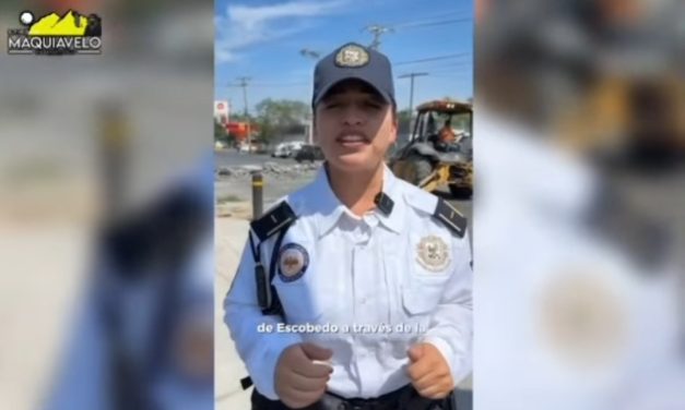 ESCOBEDO IMPLEMENTA CONTRAFLUJO PARA AGILIZAR TRÁNSITO EN OBRA VIAL
