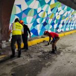 SAN PEDRO Y MONTERREY COLABORAN EN RECARPETEO DEL TÚNEL DE LA LOMA LARGA