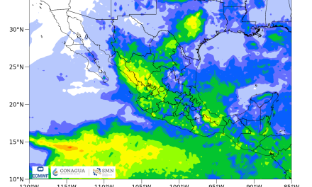 SMN ADVIERTE SOBRE LLUVIAS EN NUEVO LEÓN POR “MONZÓN MEXICANO”