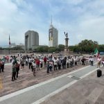 PROTESTA EN MONTERREY EXIGE ANULAR PROCESO JUDICIAL DEL 2 DE JUNIO
