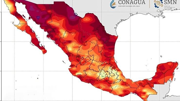 CONAGUA PRONOSTICA CANÍCULA 2025 CON PICOS DE HASTA 45°C