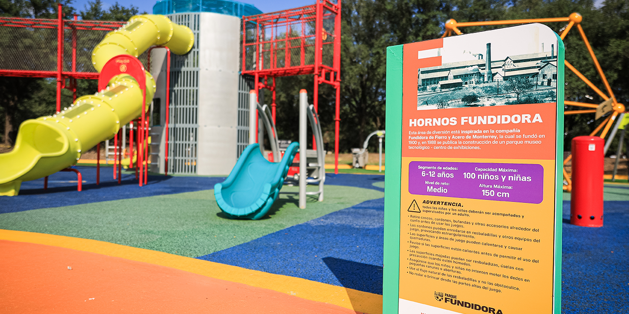 PARQUE FUNDIDORA ESTRENA ESPACIO DEDICADO A LA INFANCIA