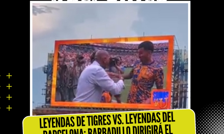 GERÓNIMO BARBADILLO DIRIGIRÁ A LAS LEYENDAS DE TIGRES ANTE EL BARCELONA