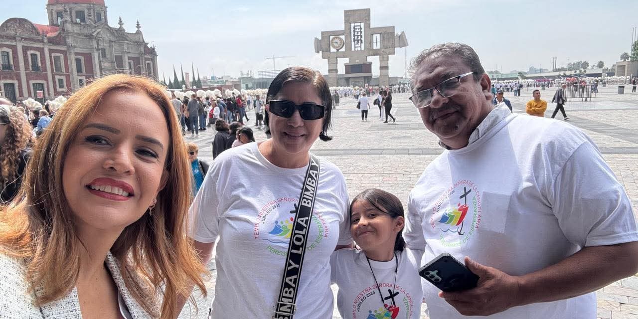 CLARA LUZ FLORES Y MONS. ROGELIO CABRERA PARTICIPAN EN PEREGRINACIÓN ANUAL 2025 DE LA ARQUIDIÓCESIS DE MONTERREY